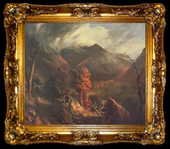 framed  Thomas Cole View in the White Mountains (mk13), ta009-2
